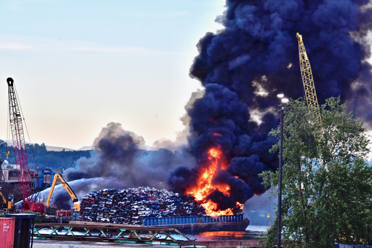 fire on the Duwamish