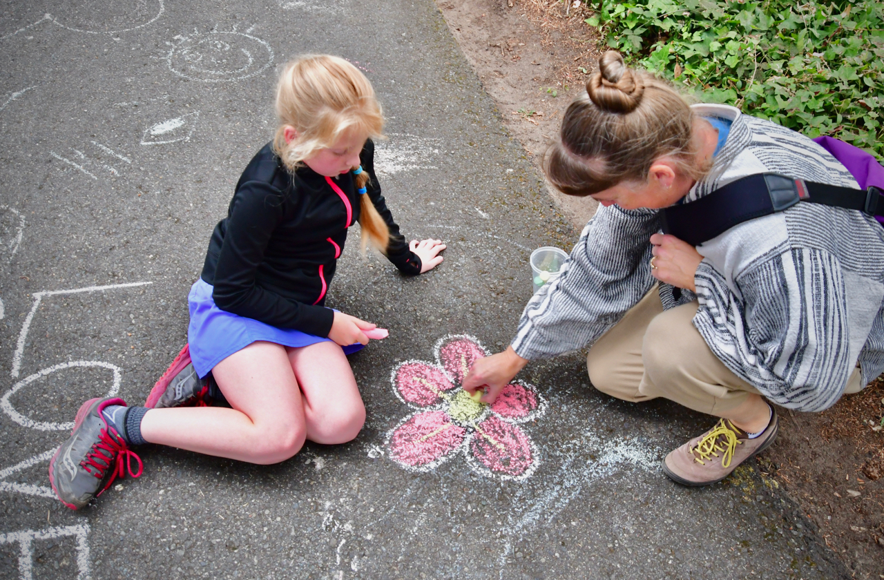 chalk drawings