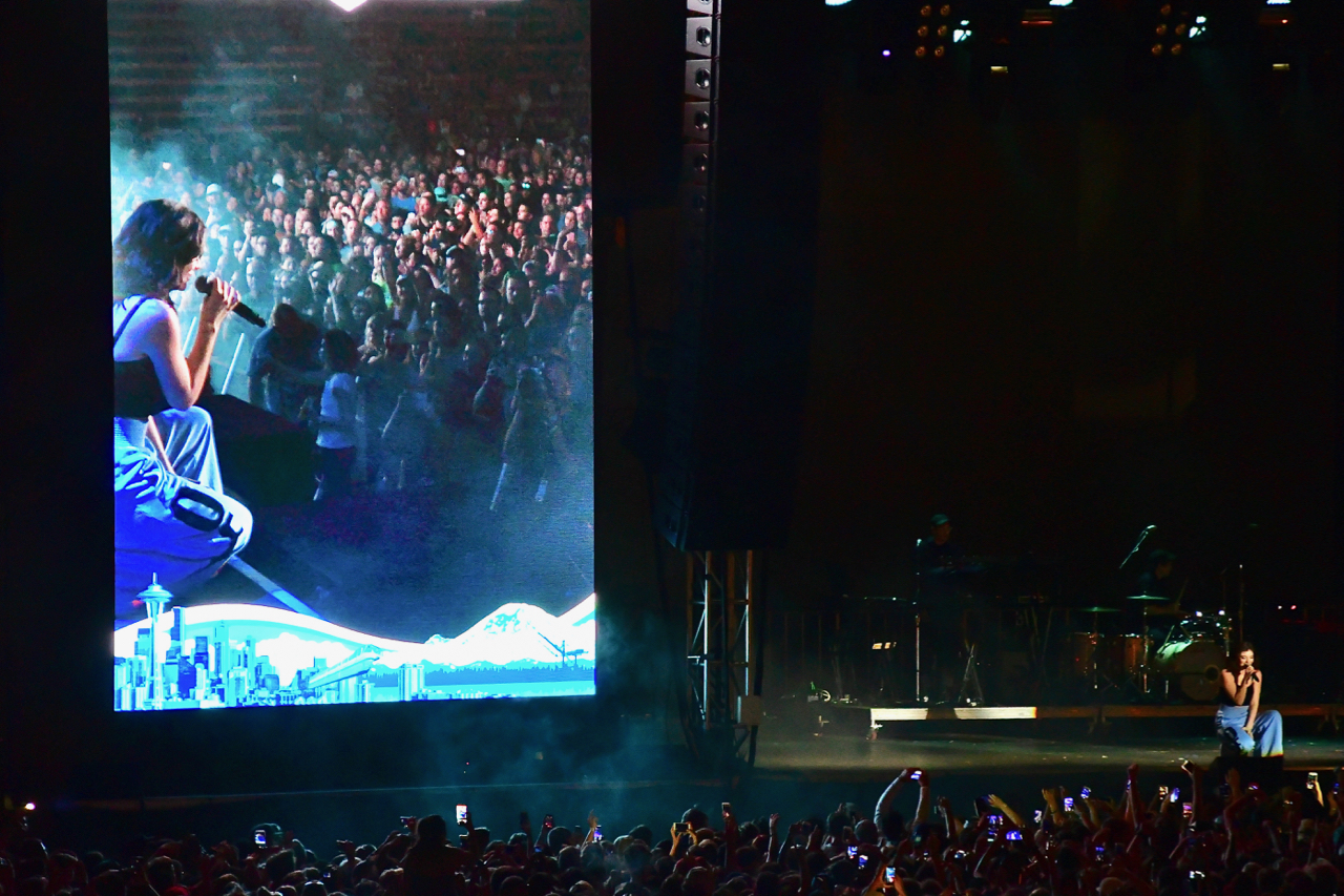 Lorde was able to make the stadium almost intimate at times. Photo by Patrick Robinson