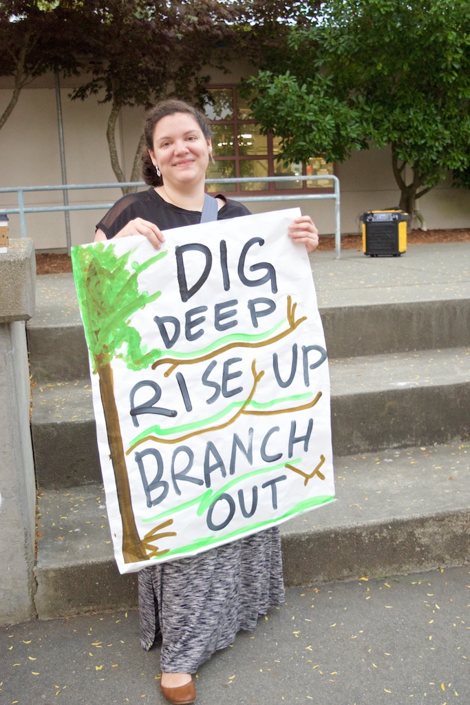 Lots of encouraging posters greeted the students. Photo by Kimberly Robinson