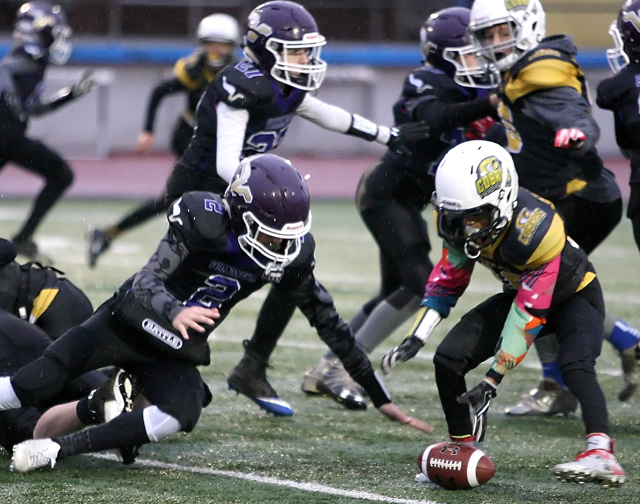 Lake Stevens Vikings and the Pasco Cobras. Final score was the Vikings 36, Cobras 0. Photo by Kurt Howard