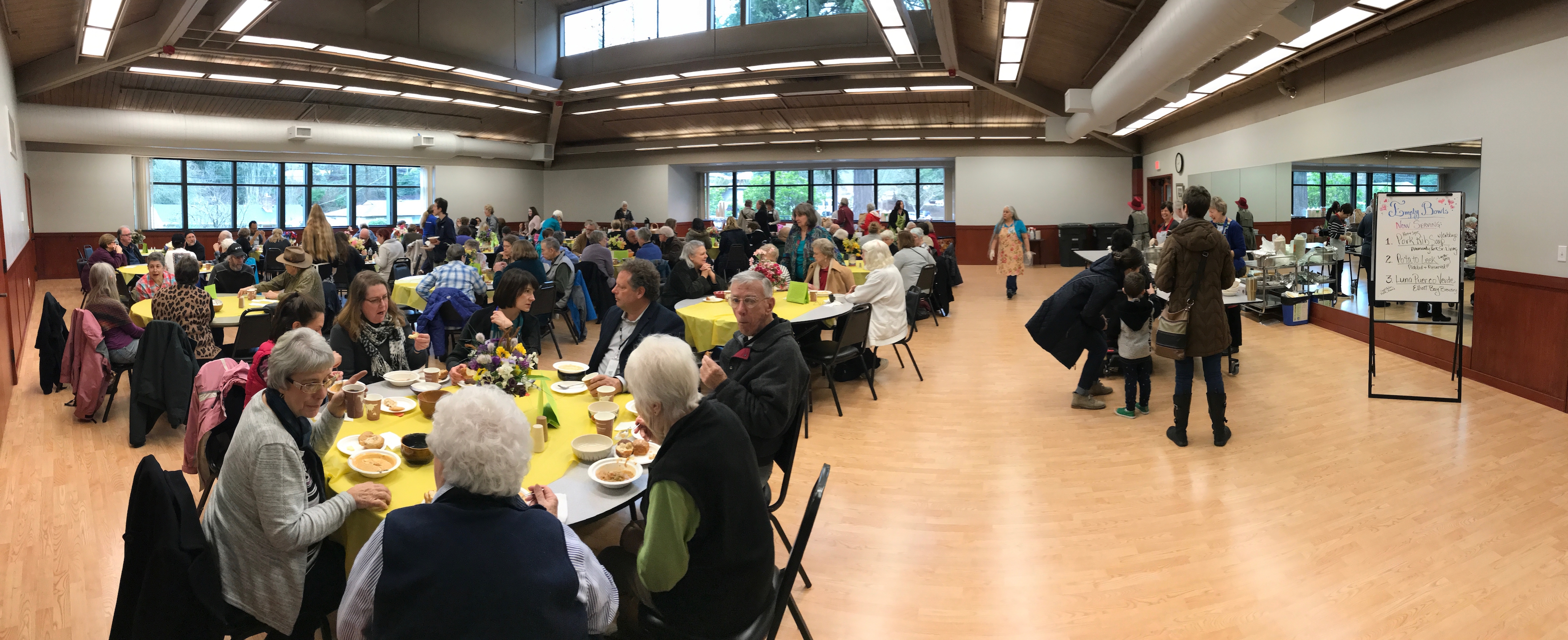 Empty Bowls in Burien. 