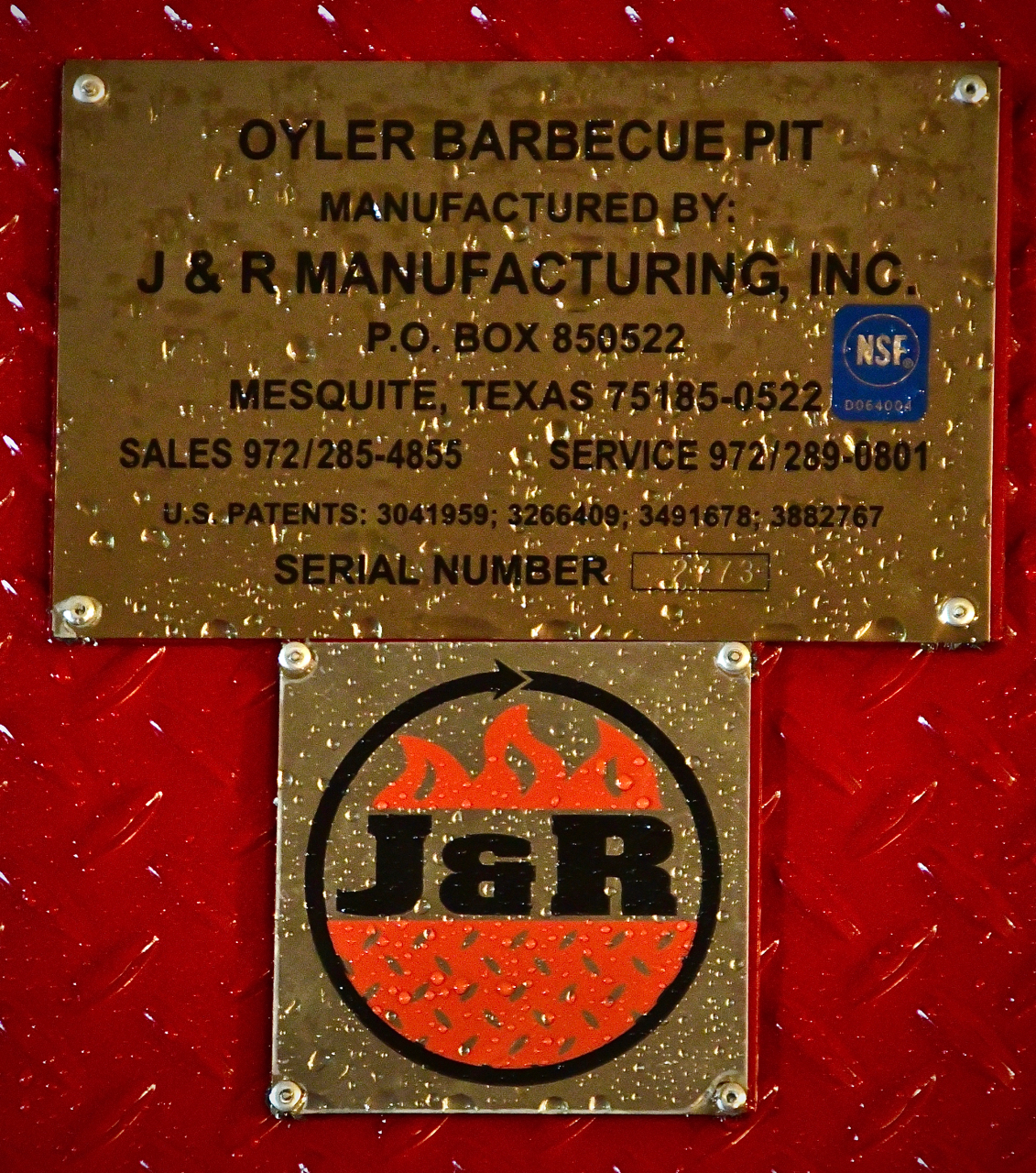 The Oyler 1300 smoker is made in Mesquite Texas