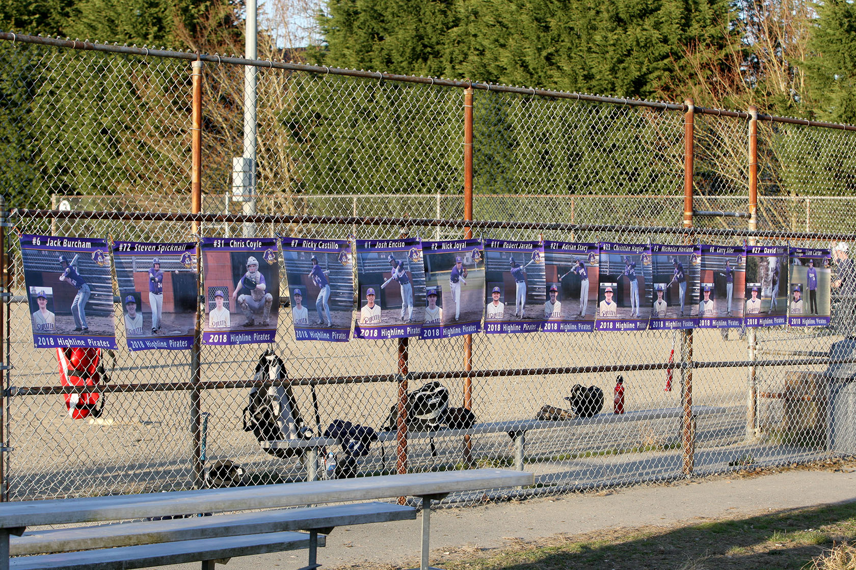 Posters of the Highline's seniors were hung for everyone to enjoy.