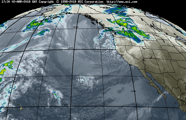 Pacific infared satalite Cred: Intelicast