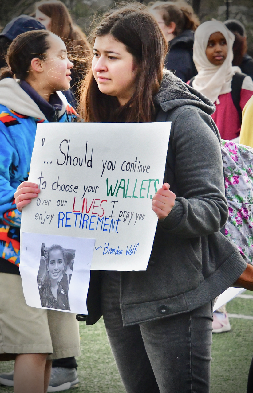 gun violence walk out