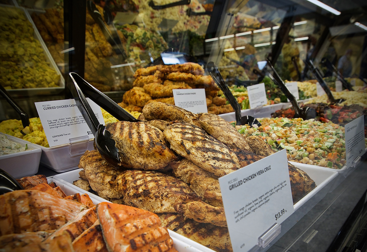 Prepared foods look delicious