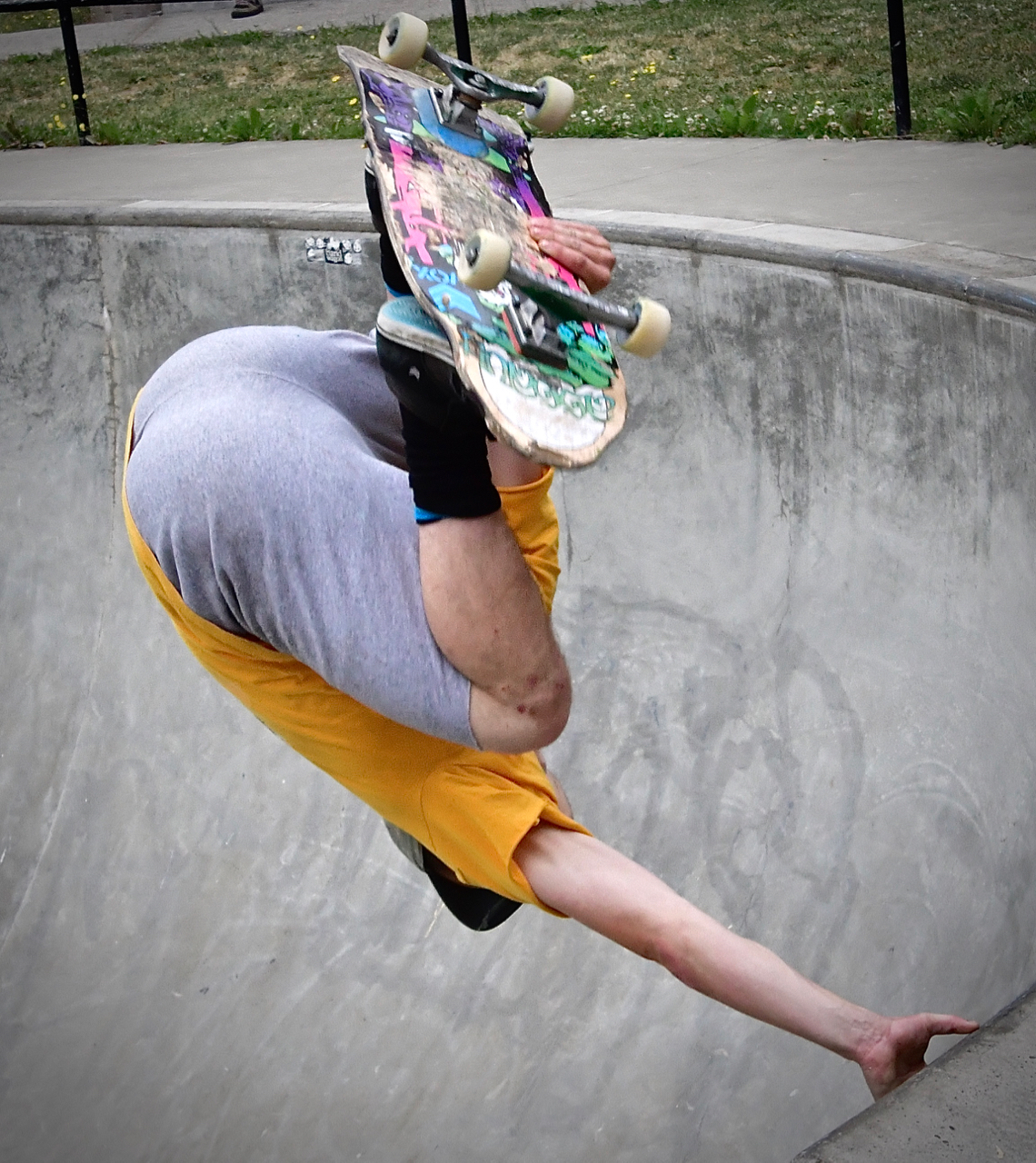 big air at the skatepark