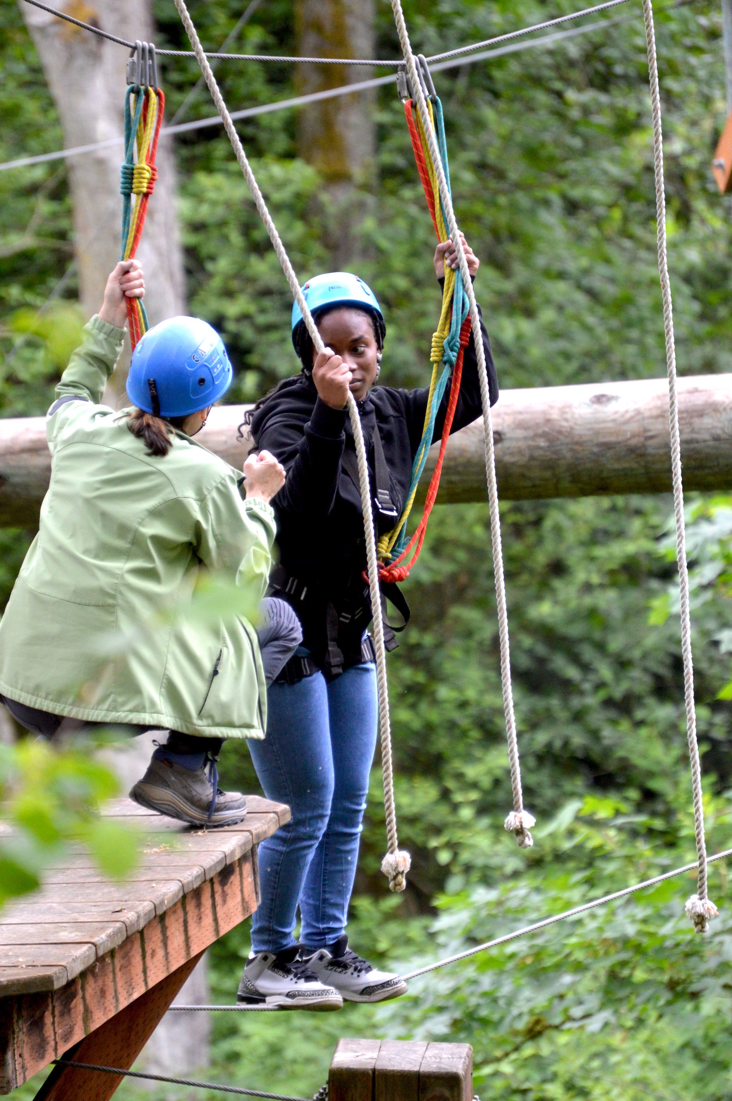 Camp Long Rope Challenge Course