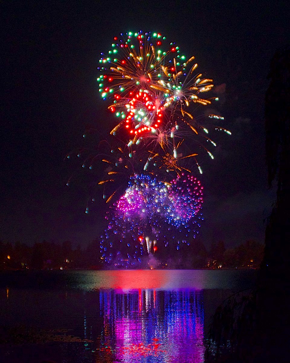 Fireworks at Angle Lake