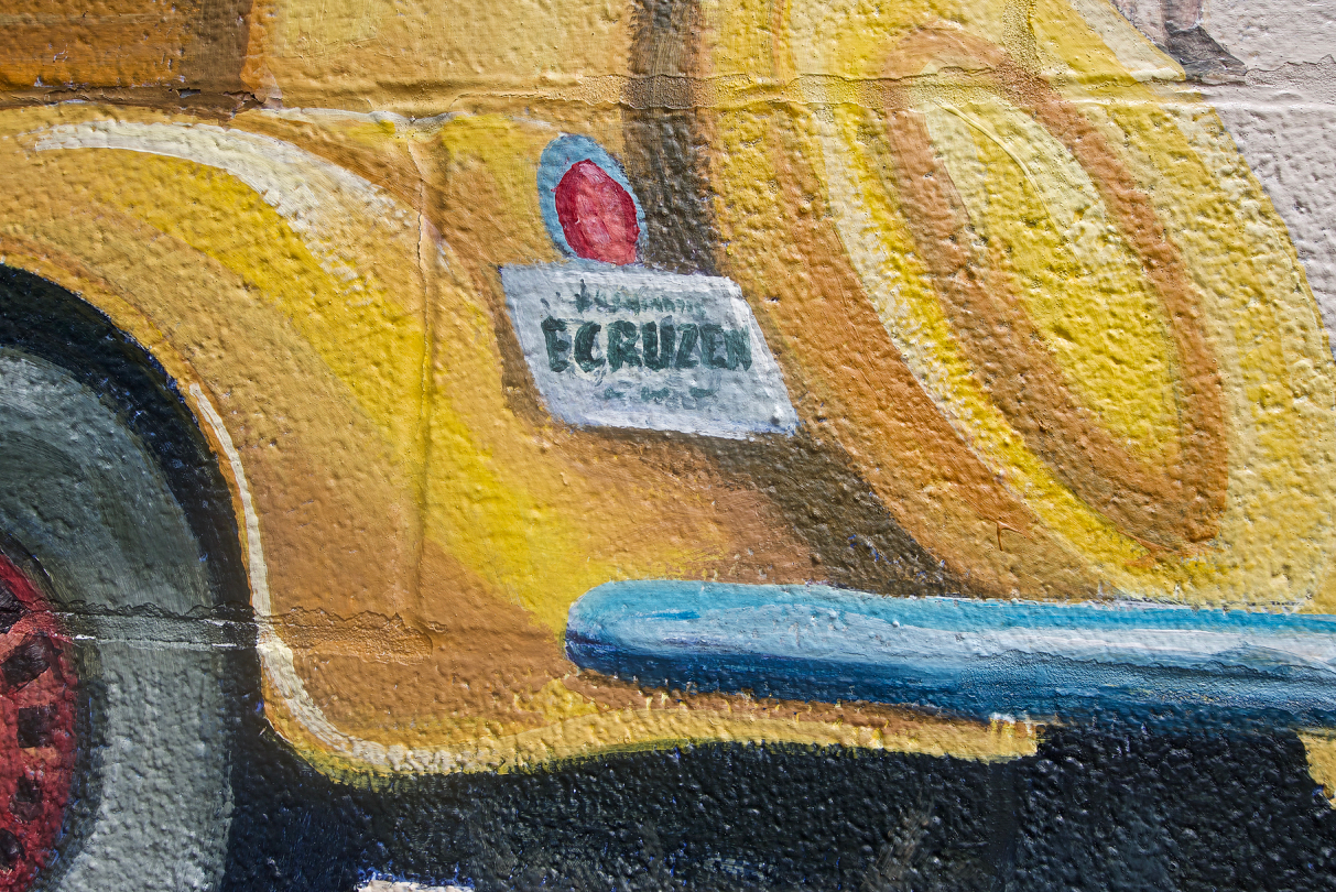 Earl Cruzen name on Mural