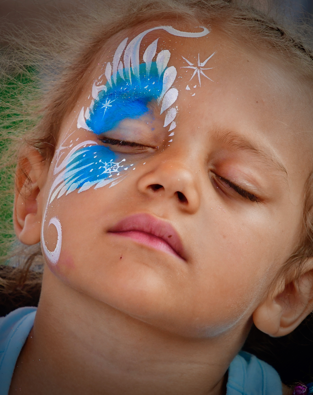 face painting at Pirates landing