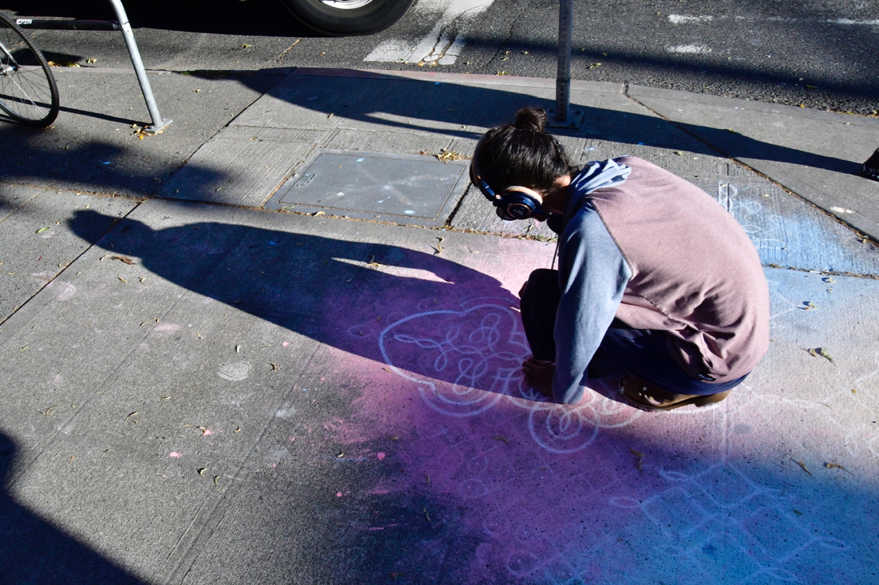 Chalk art