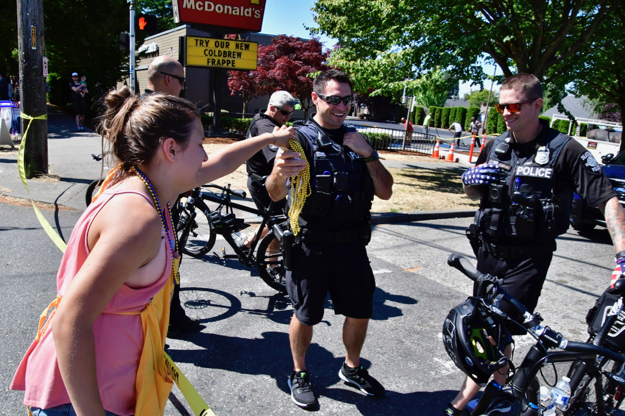 West Seattle Grand Parade. Photo by Patrick Robinson