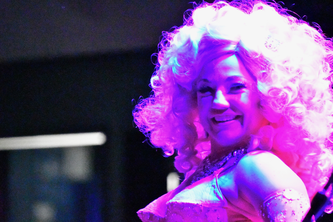 Ruby Mimosa on stage at Bumbershoot.