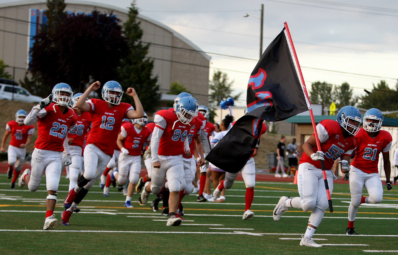 Chief Sealth takes the field.