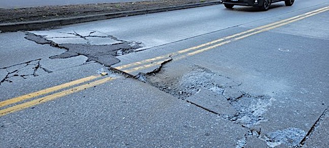 Crews will be doing urgent pavement repairs on West Marginal Way - Westside Seattle