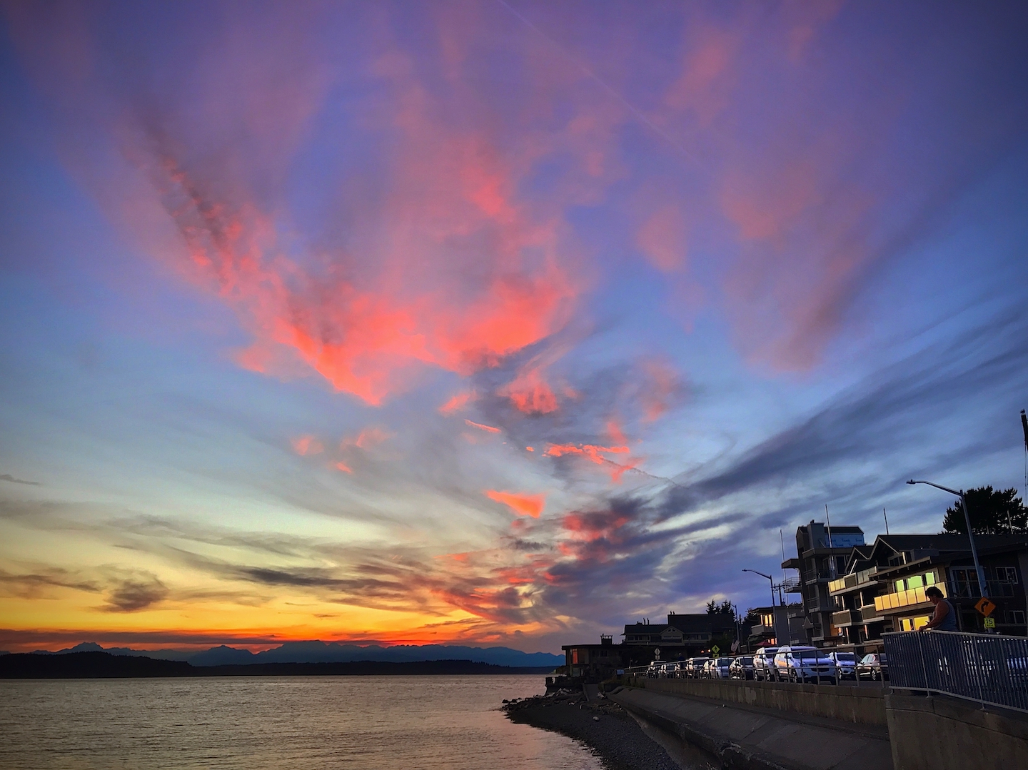 Sunset Of The Week 8 5 18 Westside Seattle