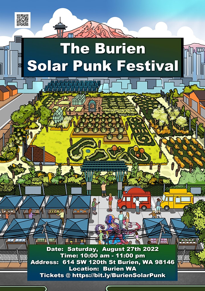 Burien Solar Punk Festival will highlight green technologies Aug. 27