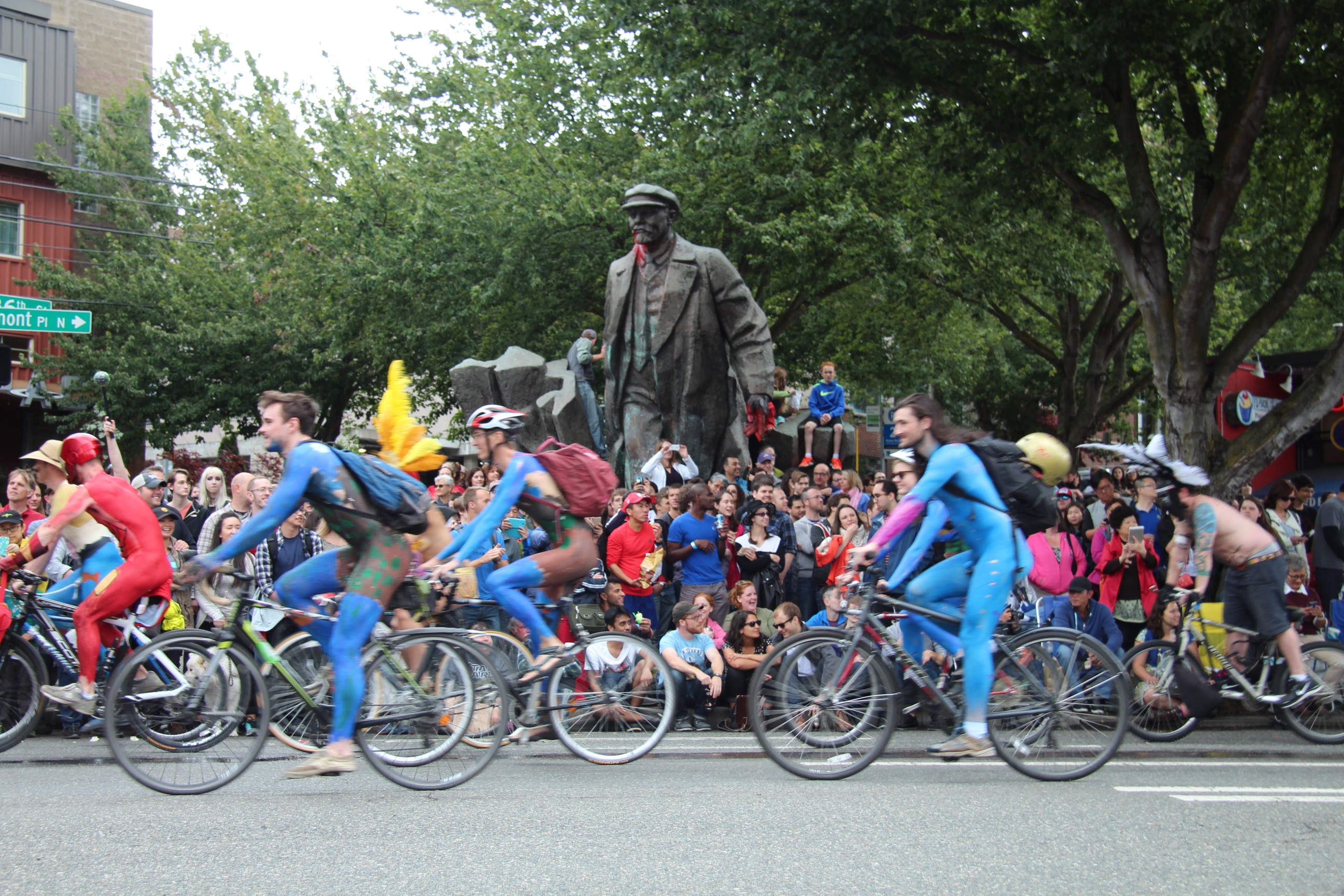 Naked Fremont Solstice Paraders brave brisk start to summer Westside
