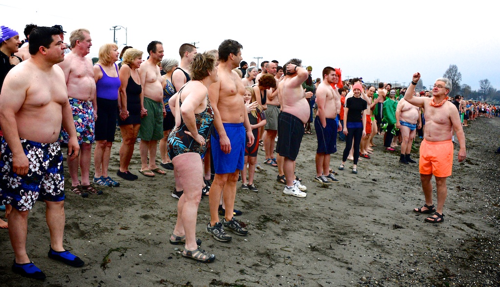 SLIDESHOW Polar Bear Plunge at Alki was the biggest yet Westside Seattle