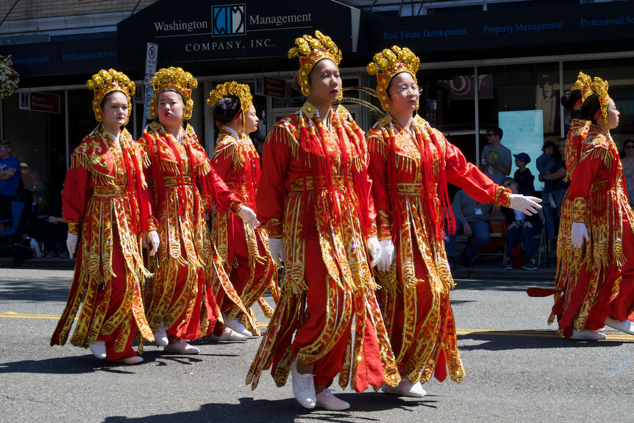 Chinese drill team