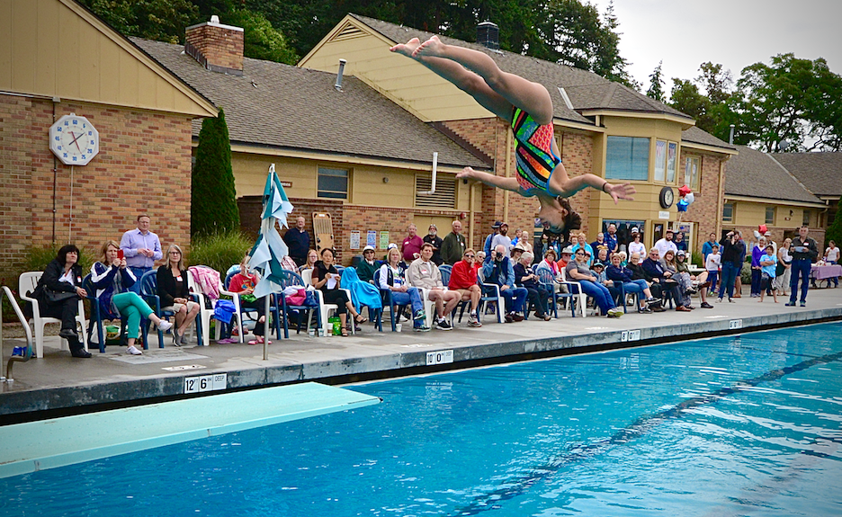 Diver at Colman Pool