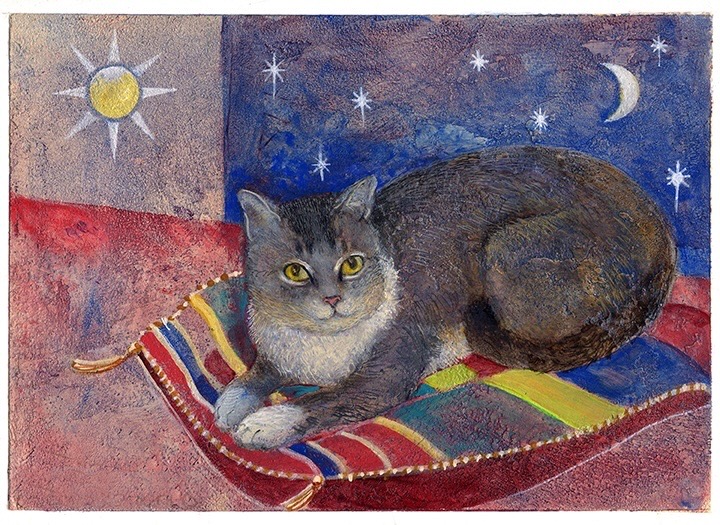A happy Boise cat