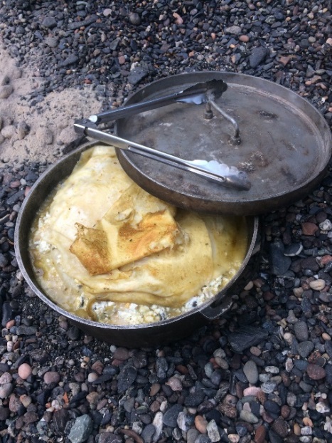 Dutch Oven Enchiladas