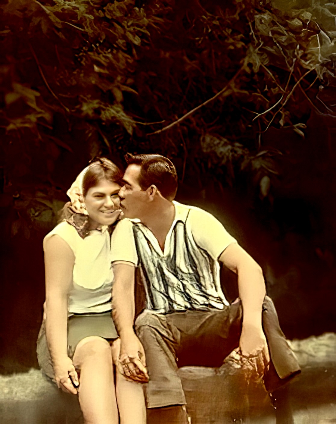 Jennifer during courtship