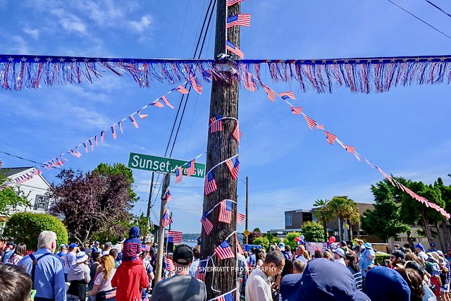Patriotic pole