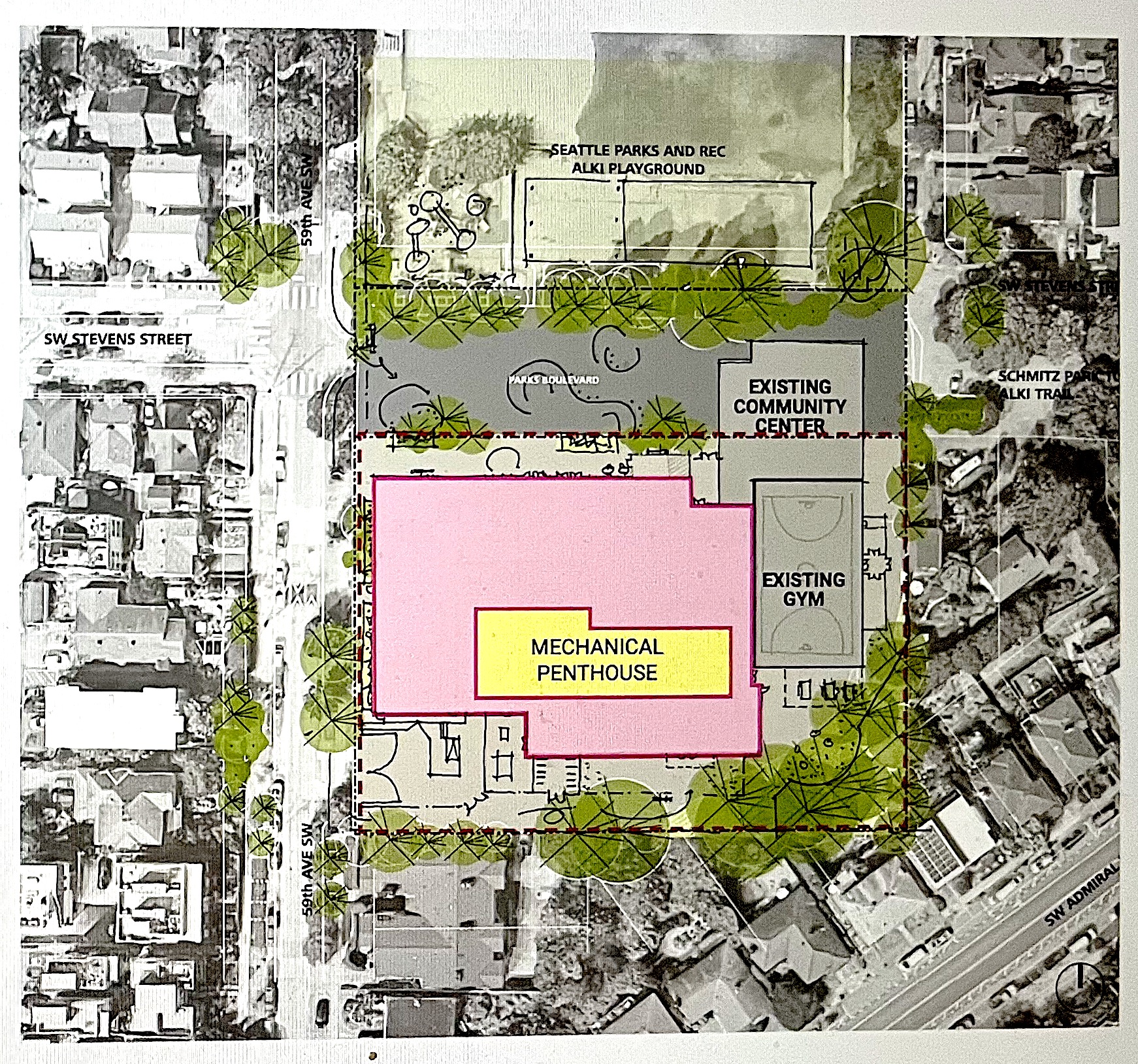 Alki Elementary map