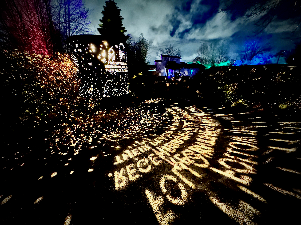 backlit sign