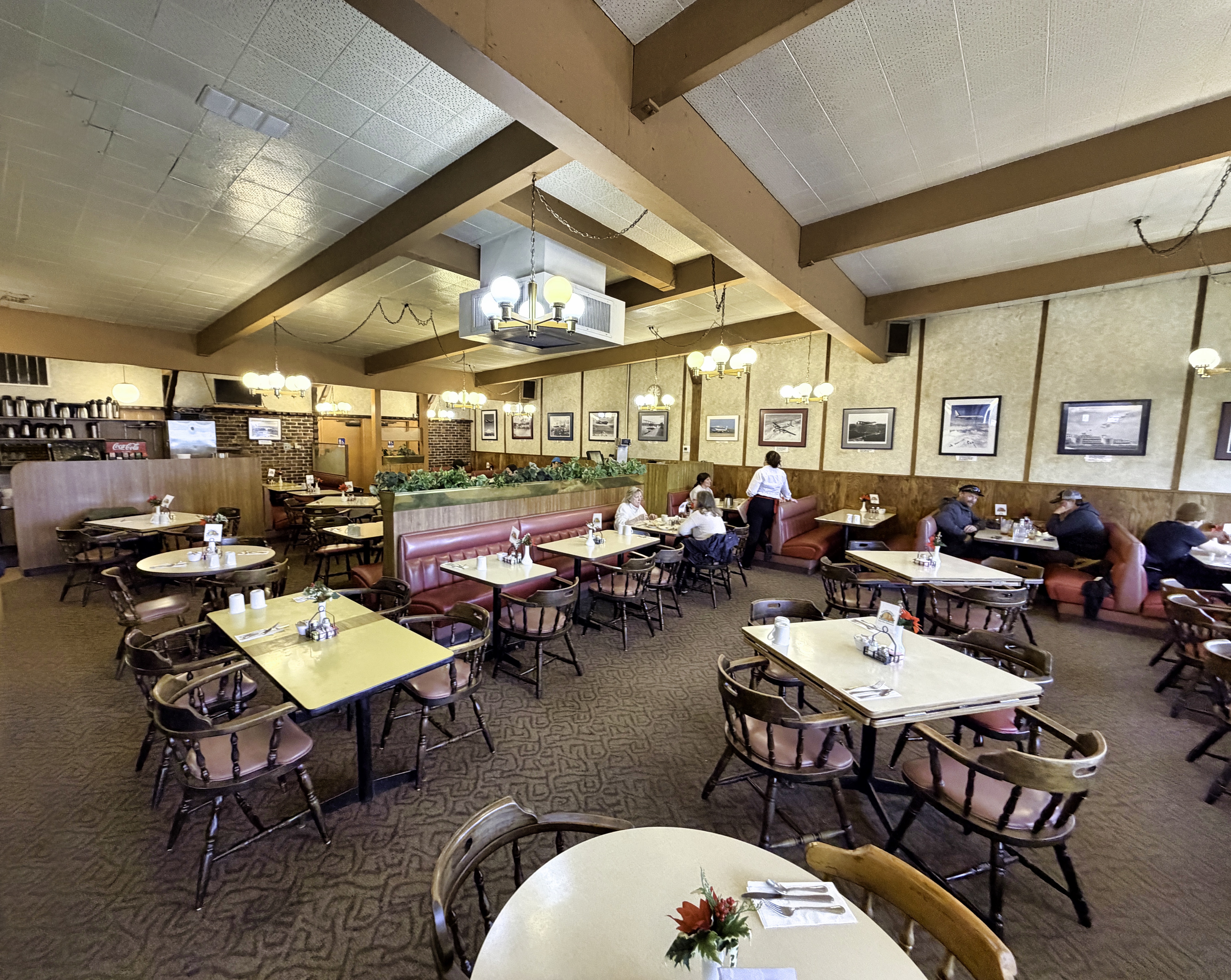 the interior at Pancake Chef