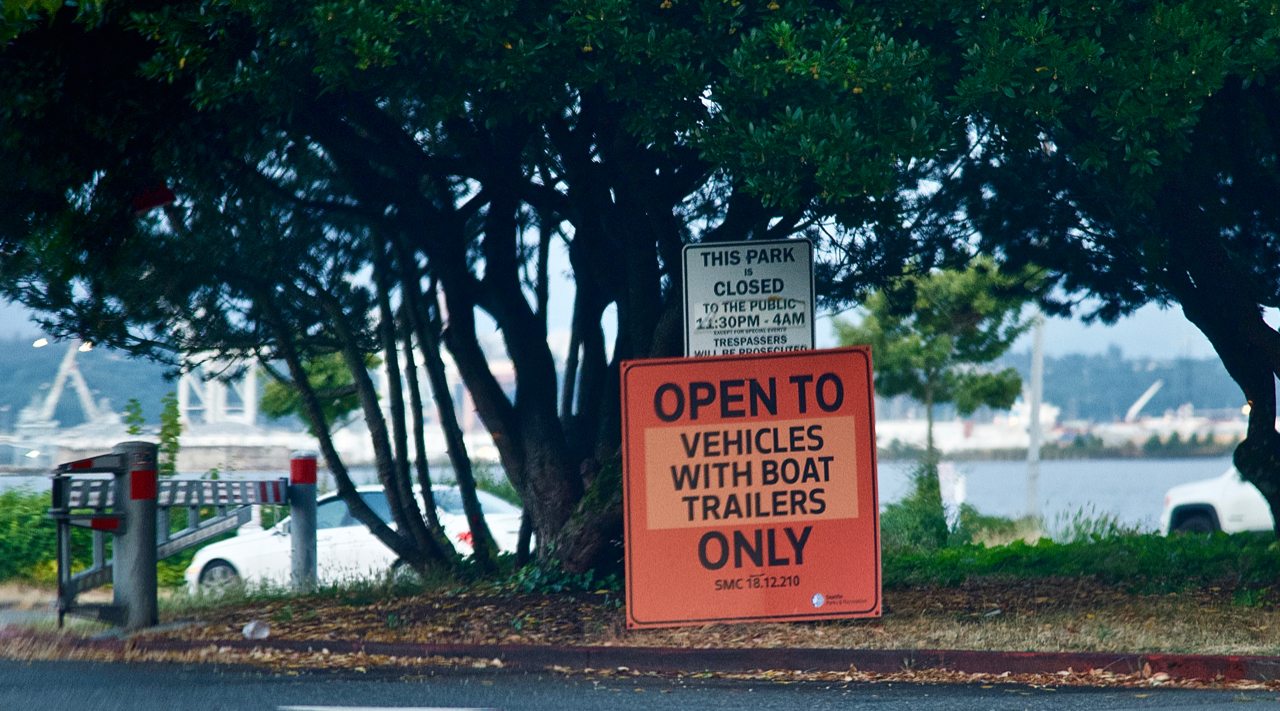 sign at boat launch