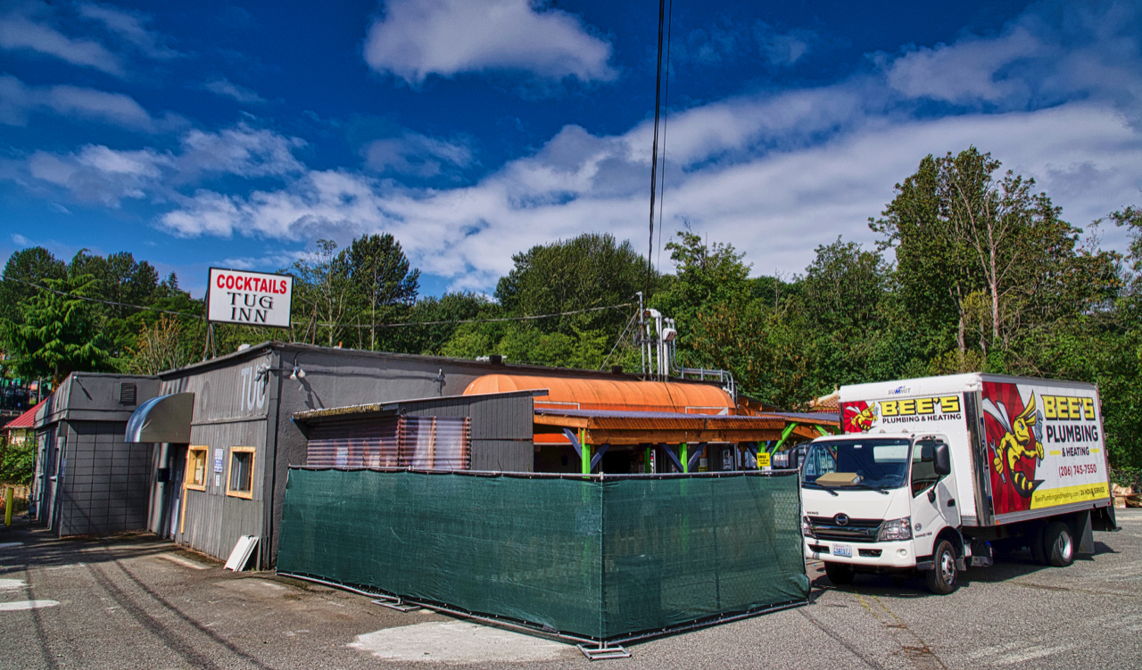 Bee's plumbing at the Tug inn location