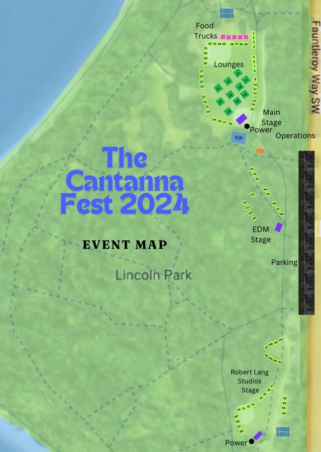 Cantanna Fest Map