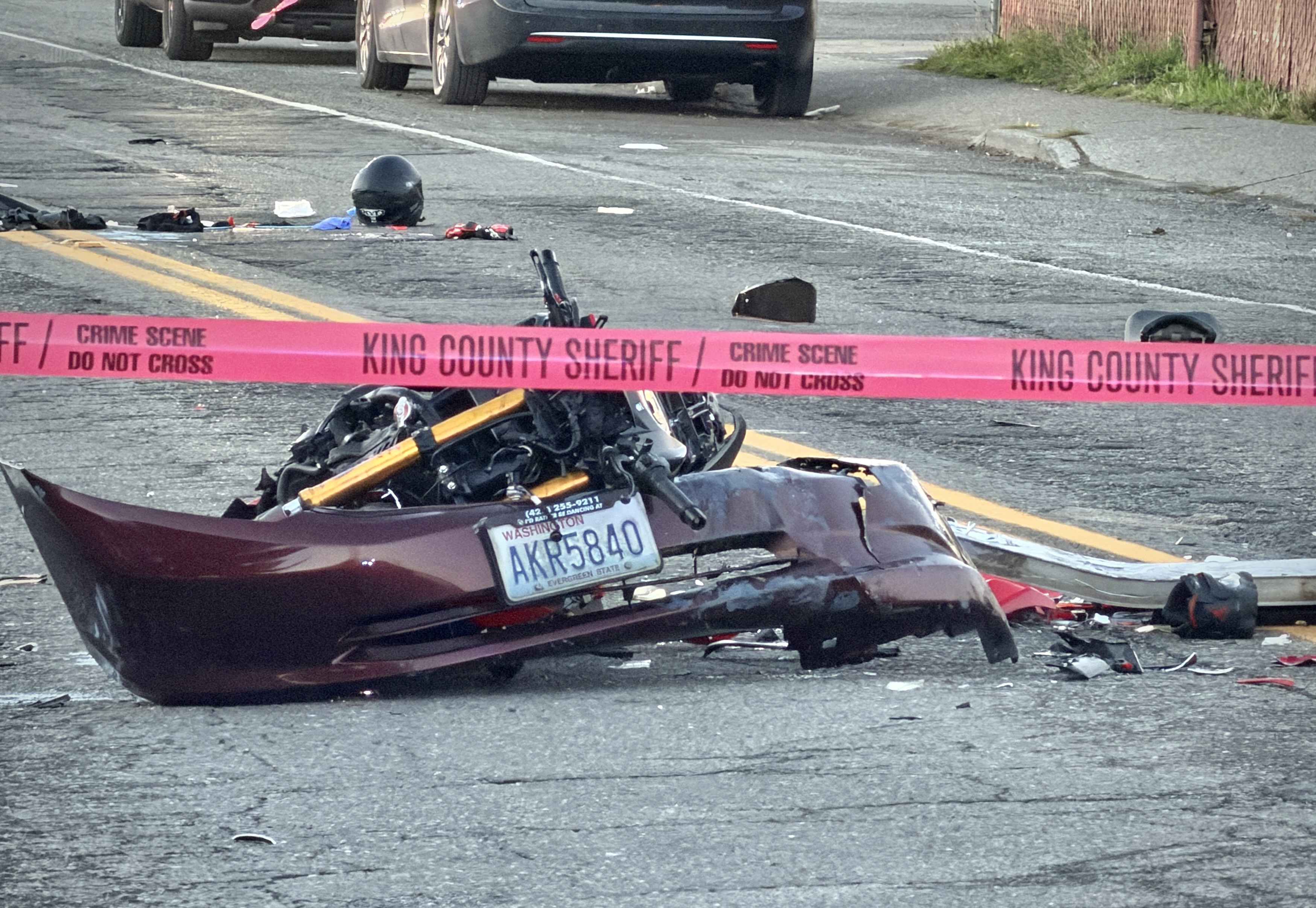 motorcycle and bumper