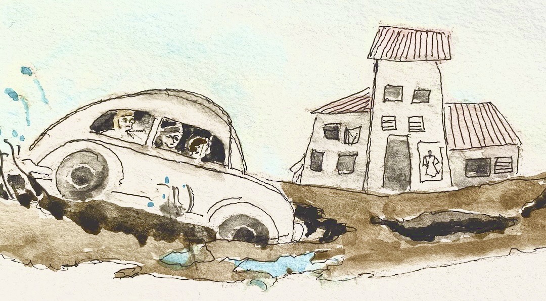 Volkswagen in the Manila Mud