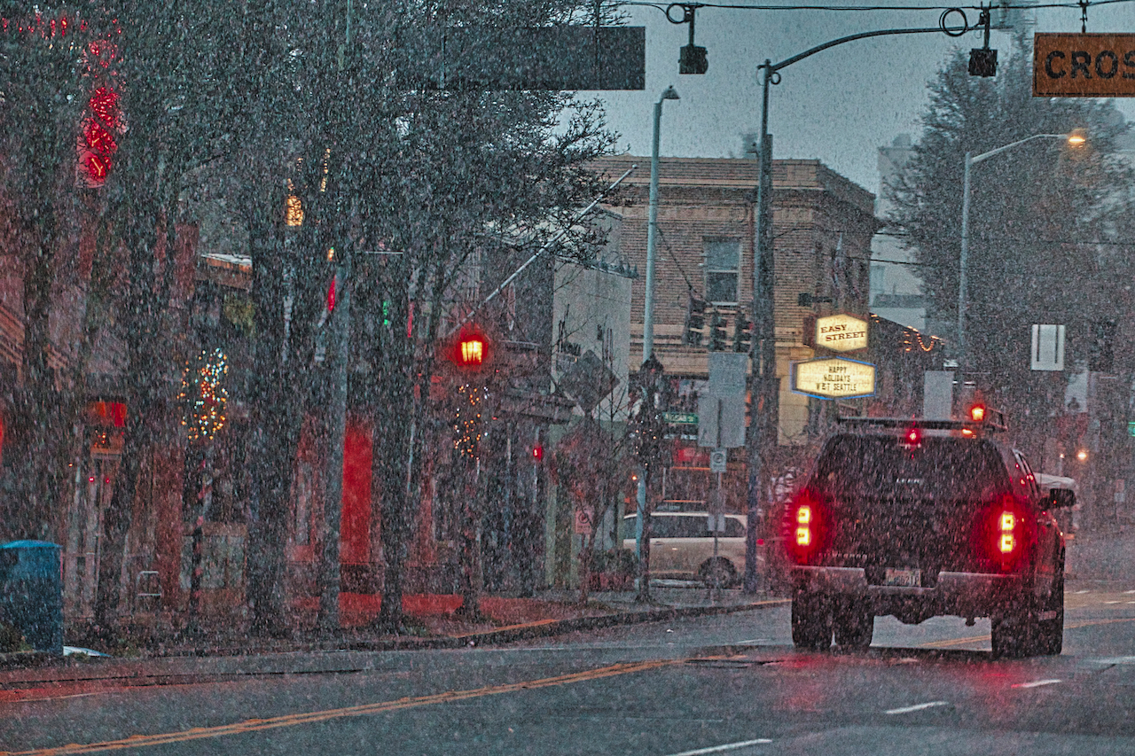 junction in the snow