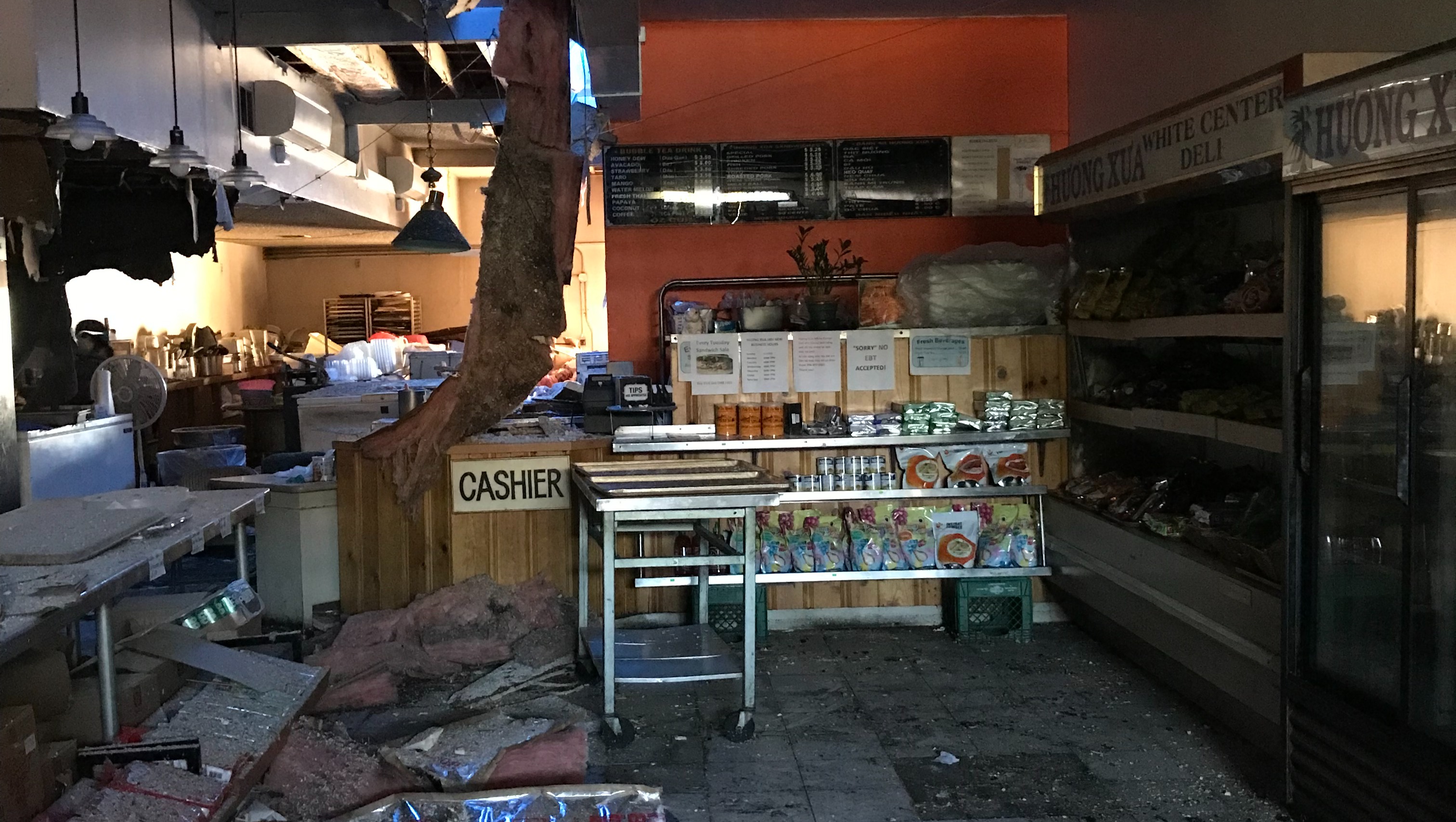 damaged deli