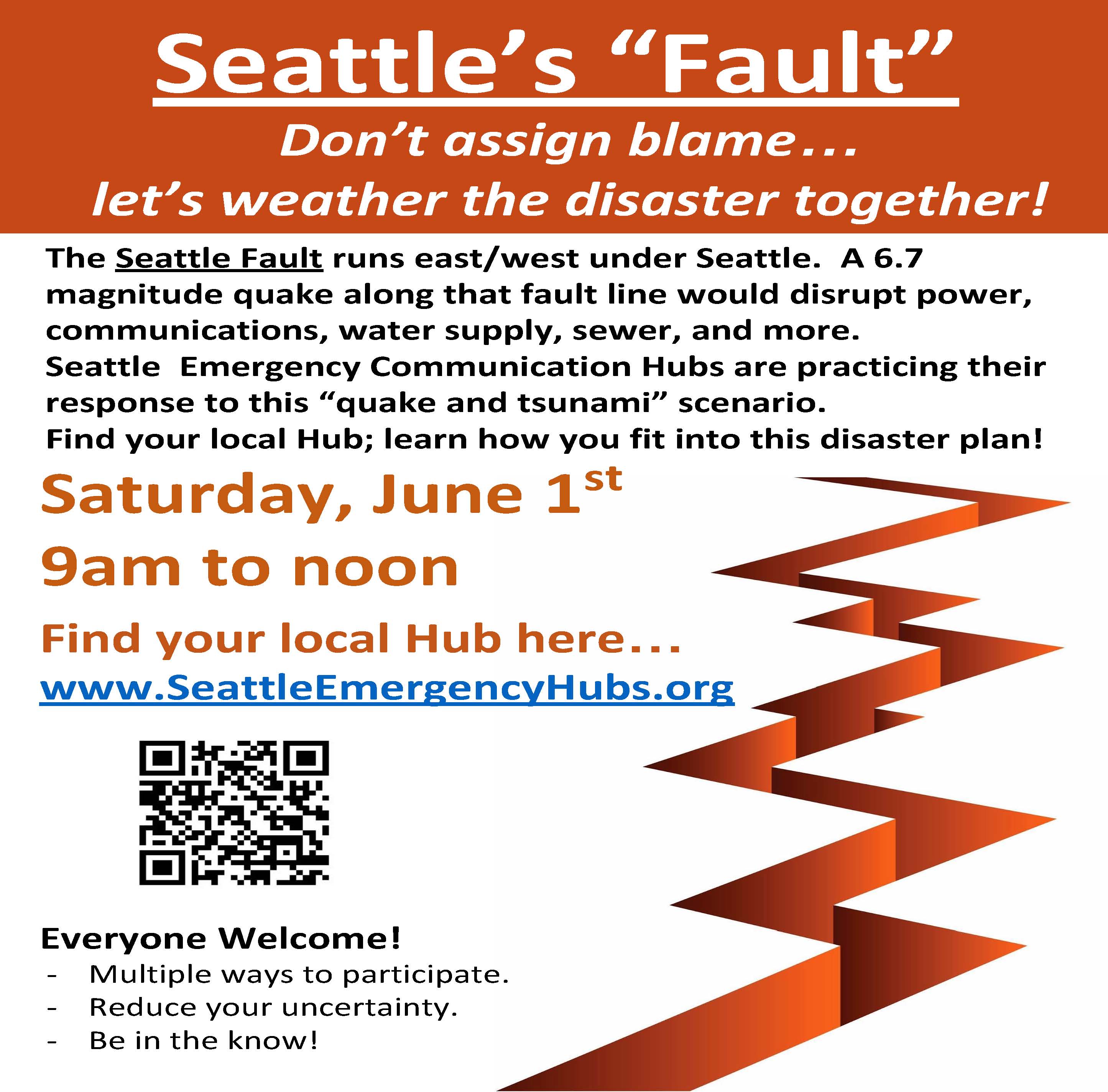 Seattle's Fault flyer