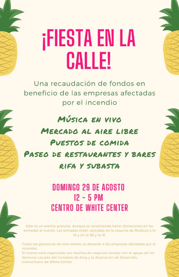 spanish block party announcement