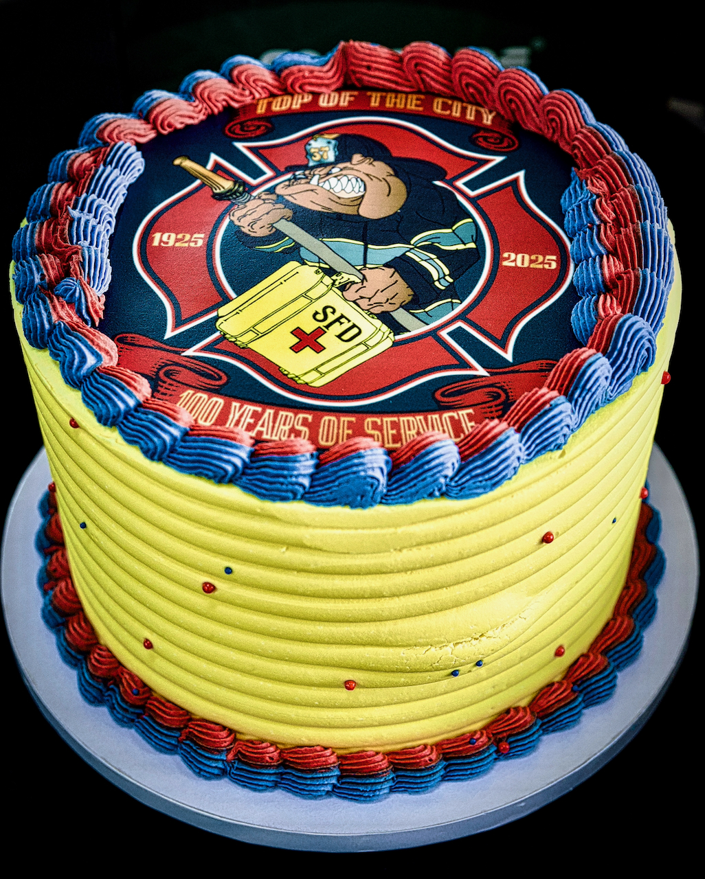 fire dept. cake
