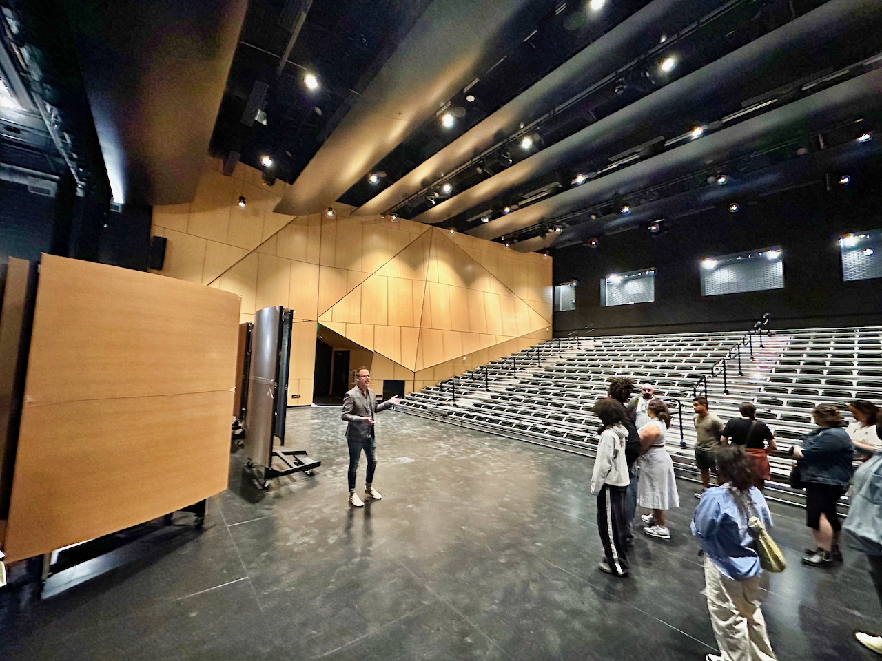 The school theater