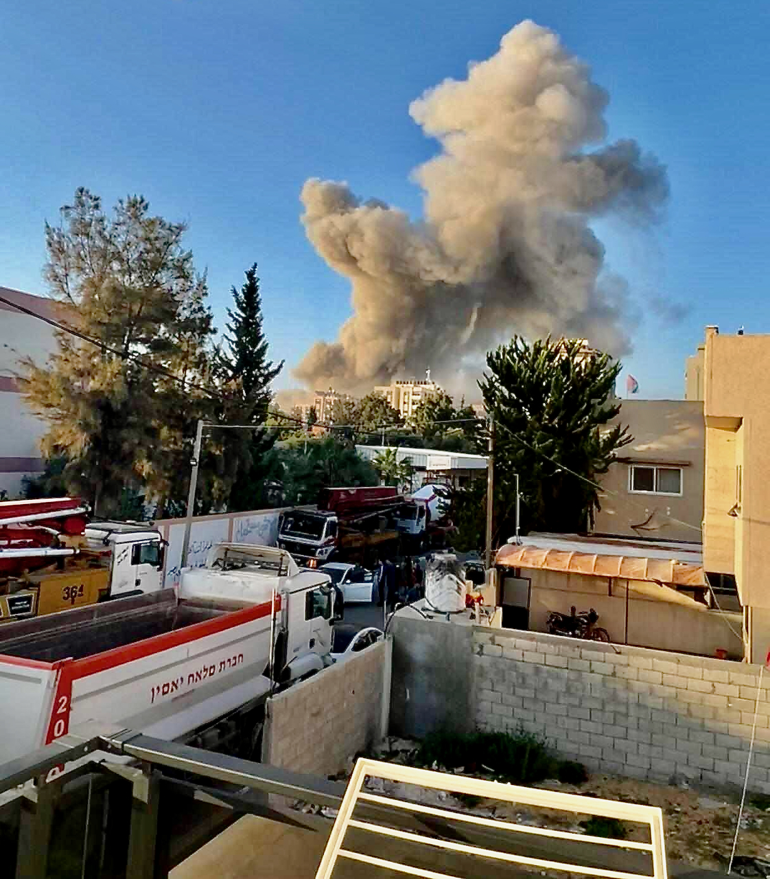 Airstrike near home