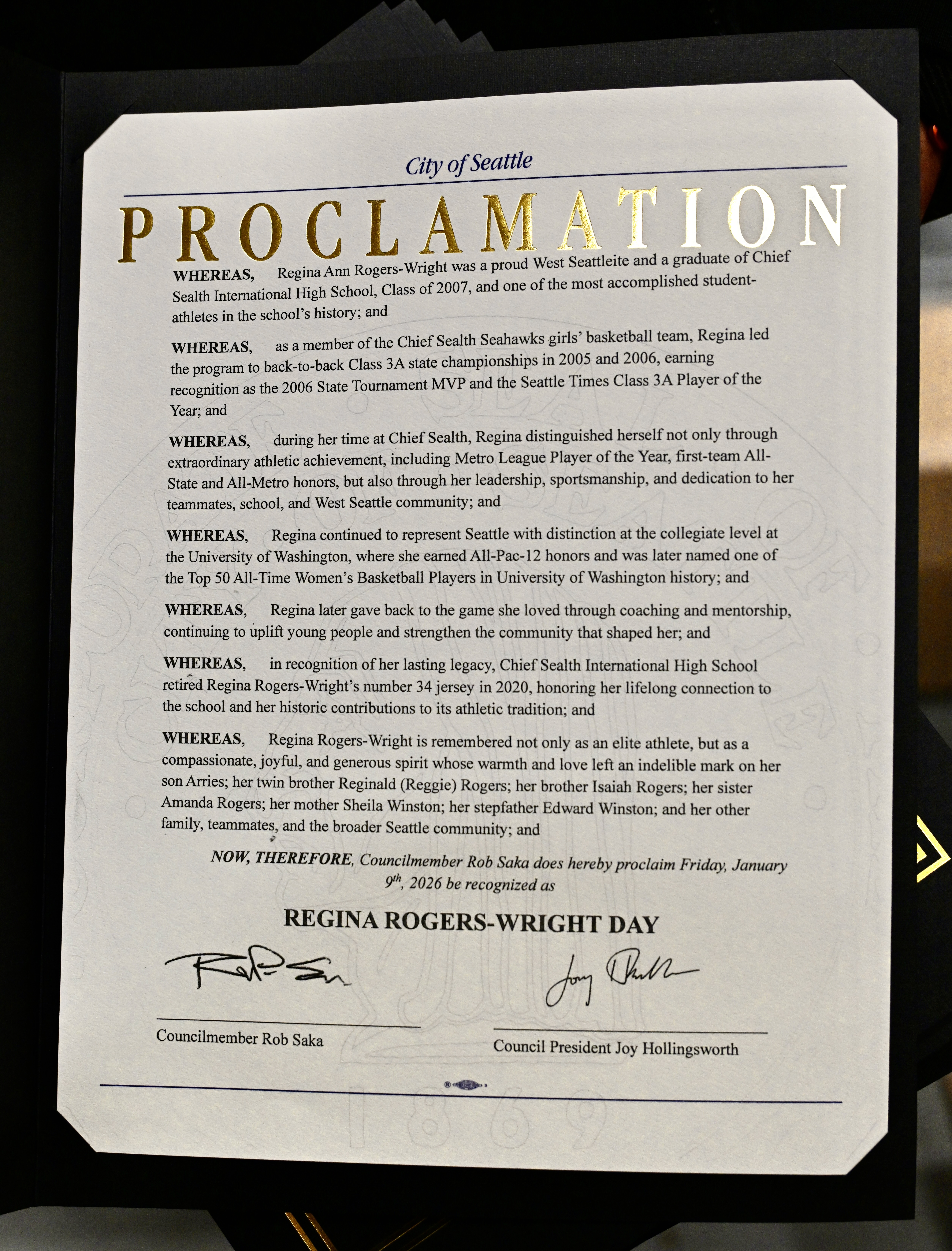proclamation