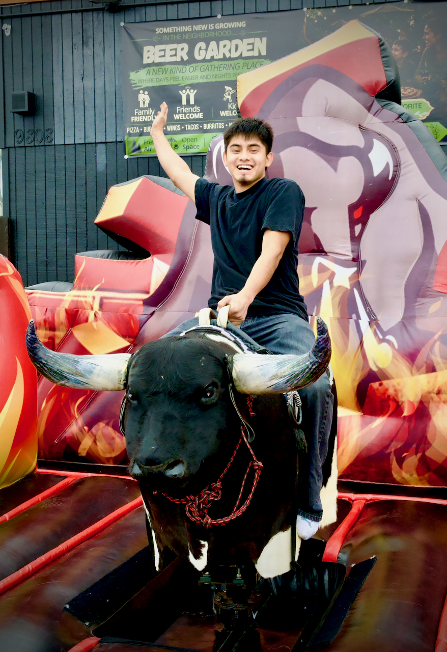 Riding the bull