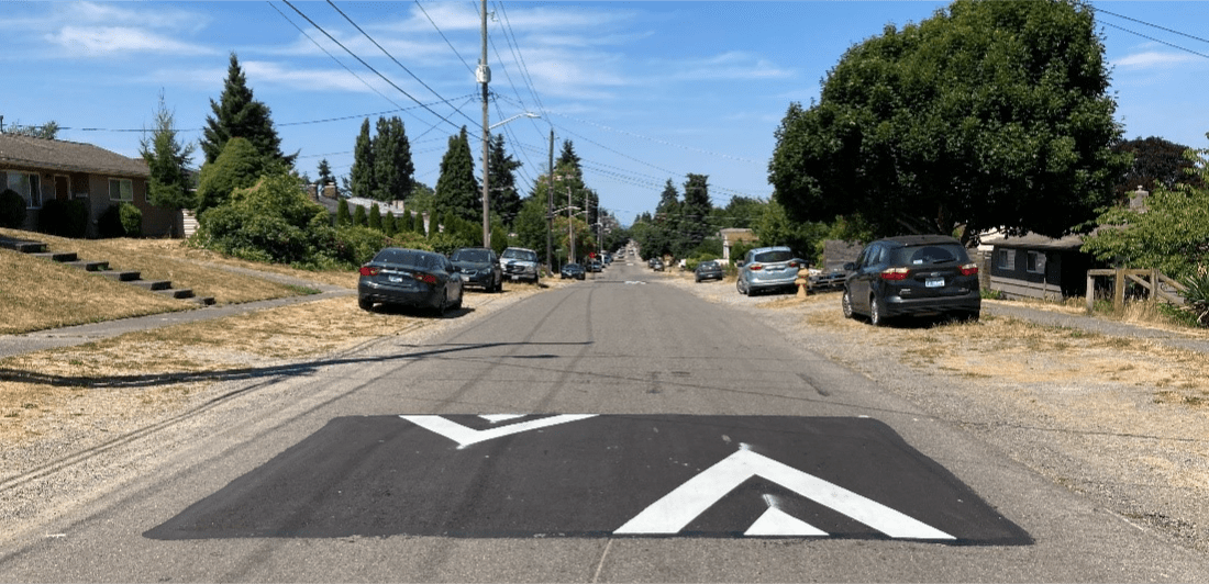 highland park speed bump