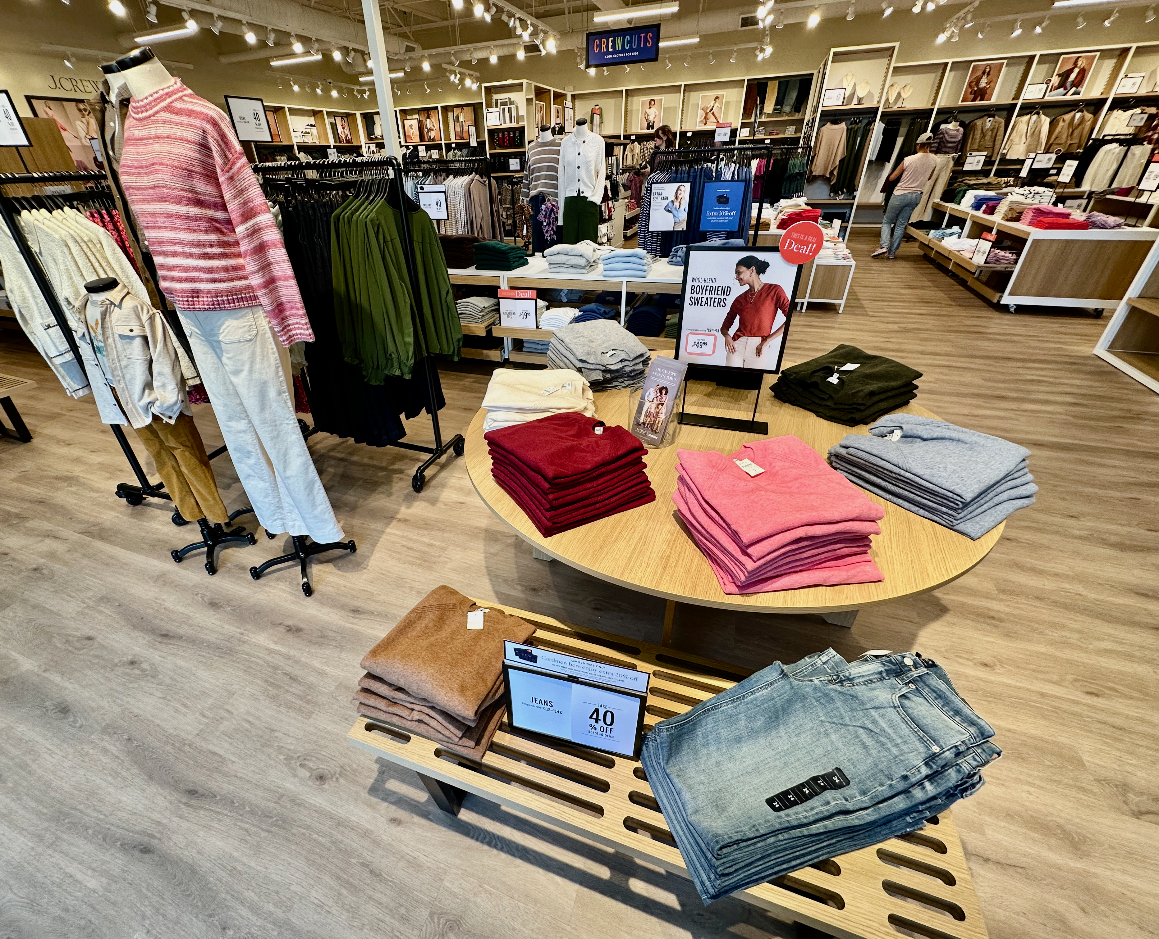 Inside J.Crew factory store